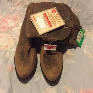 Durango leather cowboy boots